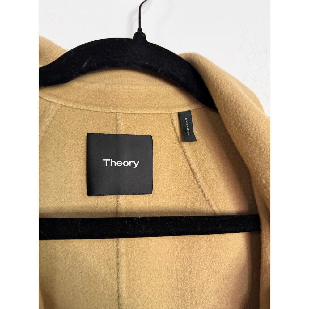 Theory wool cashmere blend wrap jacket Size Medium MSRP $595 - Picture 3 of 5